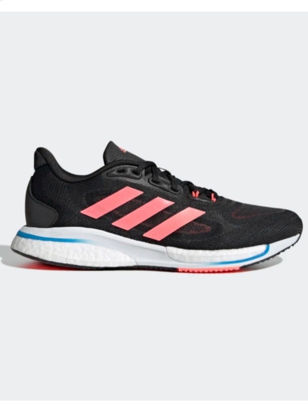 Adidas Supernova+ Core Black/Acid Red-Turbo GX0535